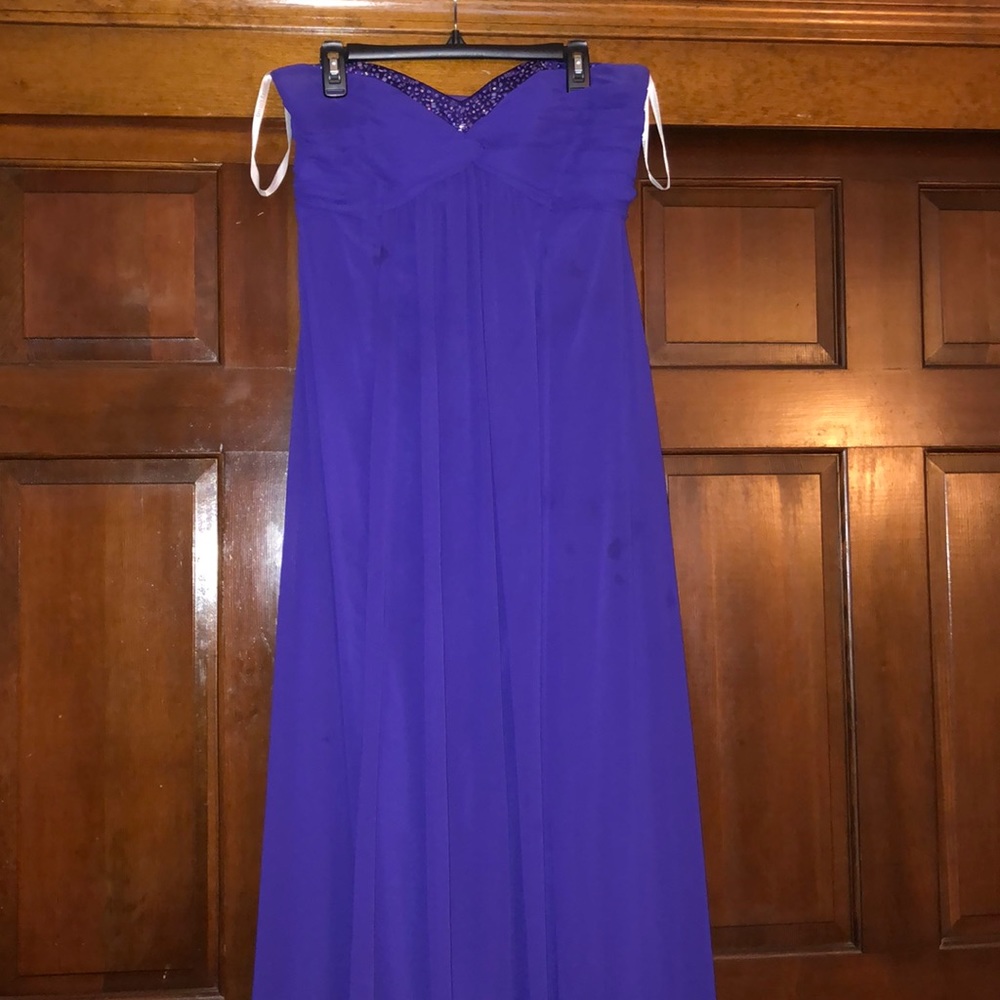 Long purple dress